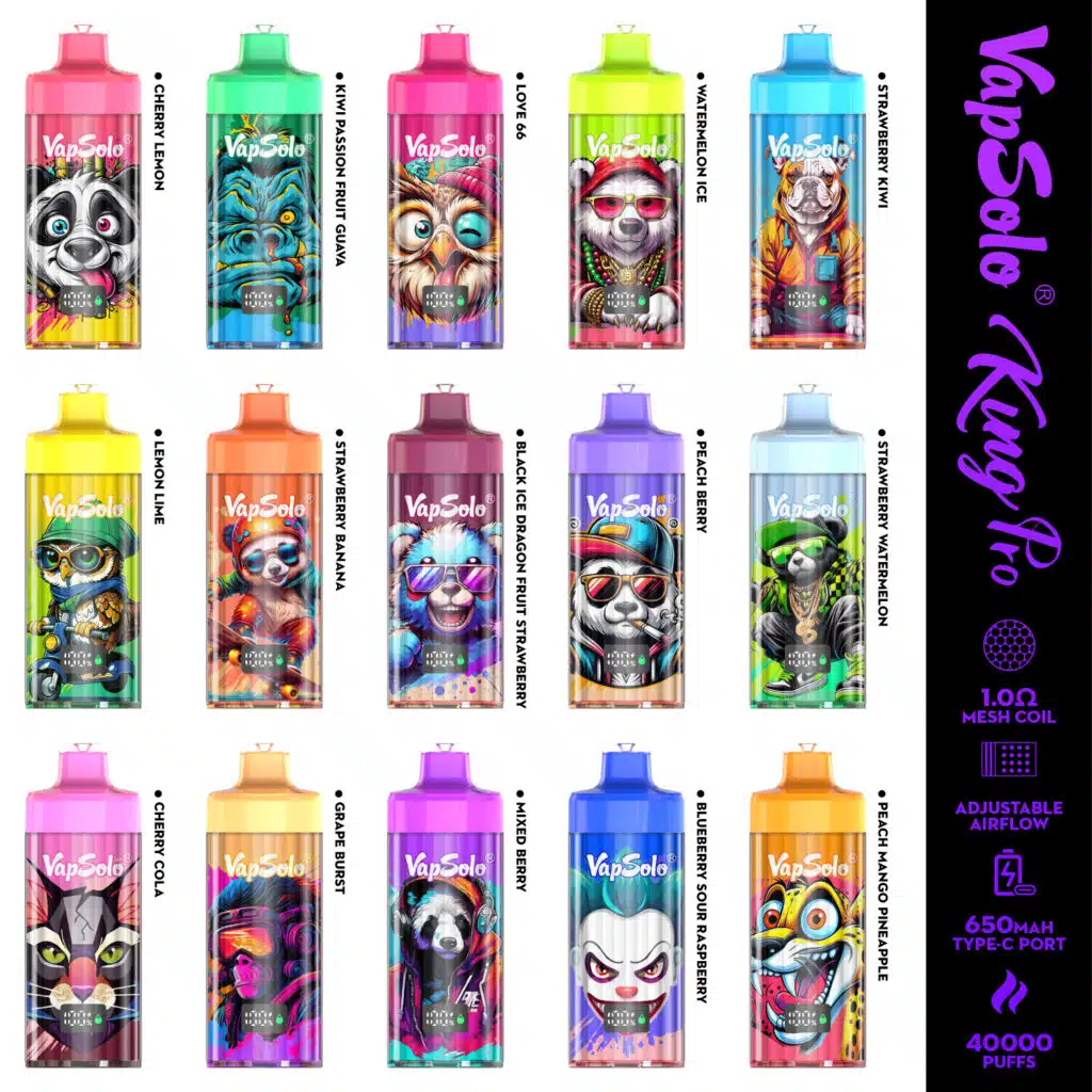 Vapsolo King Pro 40000 prețuri wholesale — 5 niveluri de la MOQ 50 la 6,55 €, depozit UE Polonia