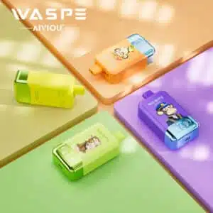 WASPE 40K Twins 40000 puffs twin-flavor dual-reservoir disposable vape — Double Mesh Coil, 36ml dual-reservoir, LED Smart Display, 850mAh Type-C, 20 dual-flavor combos, EU warehouse wholesale