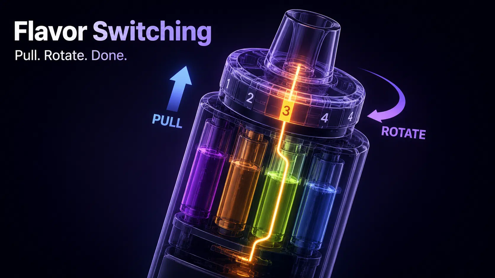 how to switch vape flavors
